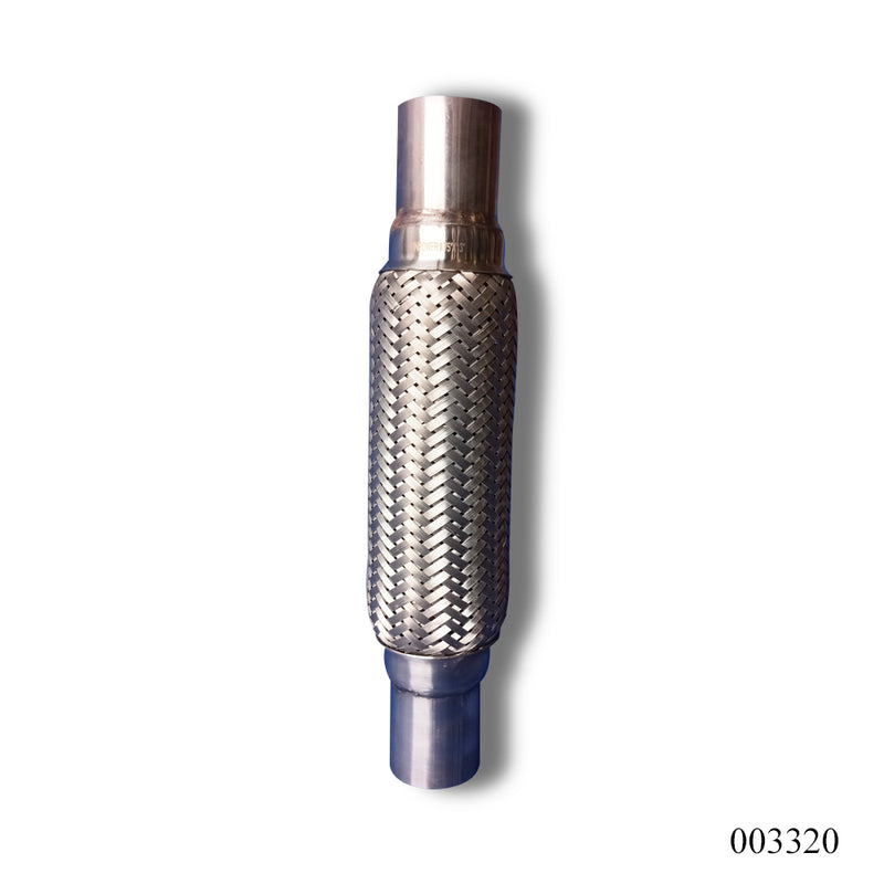 ท่อไอเสีย WPR 1.75 นิ้ว x13 นิ้ว (OD48 x 230/330) ไม่มีเปียด้านใน 2 ชั้น 45 mmx 48mm x 330mm x 73mm (003320)