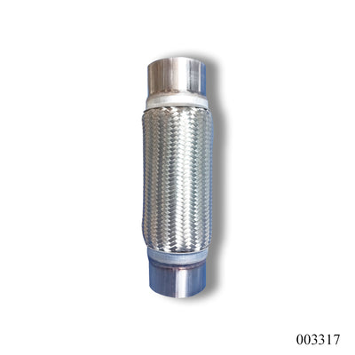 WPR Exhaust Pipe, 4"x15", 2-Layer, No Inner Braid, Durable