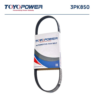 V-ribbed Belt, TOYOPOWER, 90916-02575, 3PK850, MAZDA (128798)