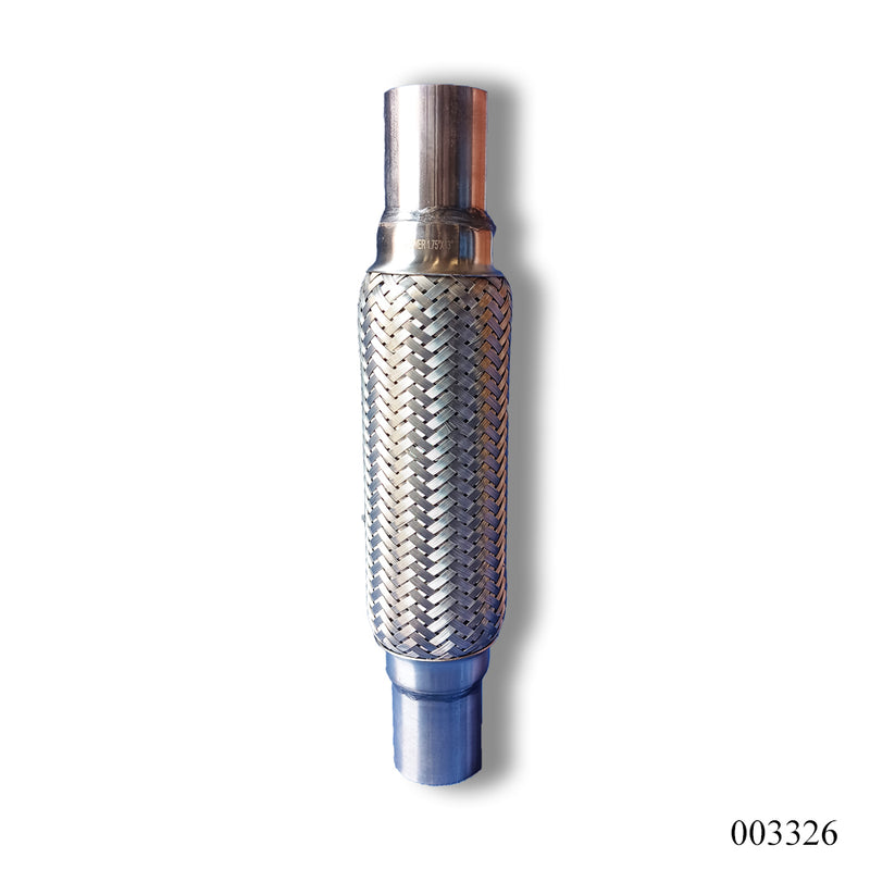 WPR Exhaust Pipe, 1.75"x13", 3-Layer Inner Braid Heavy Duty