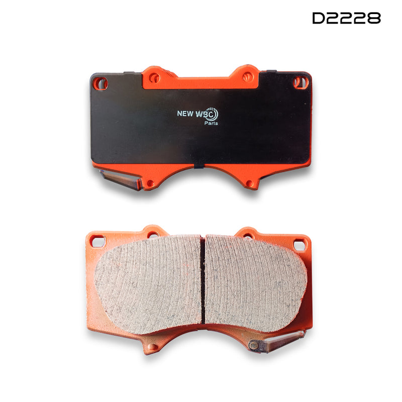 New WBC Brake Pad, Ceramic, D2228, 04465-04070, for Toyota Highlander