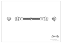 Brake Hose, CORTECO, OEM 150843820, Article number 1 9 0 3 0 5 0 9, MAZDA (107937)
