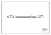 Brake Hose, CORTECO, OEM 1330852364, အပိုဒ်နံပါတ် 1 9 0 3 2 4 2 6, IVECO (108311)၊