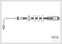 Brake Hose, CORTECO, OEM 4806A4, Article number 1 9 0 3 2 4 2 8, PEUGEOT (108313)