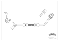 Brake Hose, CORTECO, OEM , Article number 1 9 0 3 2 4 3 6,  (108321)