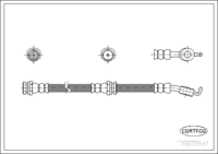 Brake Hose, CORTECO, OEM BK1T43980, Article number 1 9 0 3 2 4 9 7, MAZDA (108371)၊