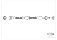 สายเบรค CORTECO OEM 3395836 หมายเลขสินค้า 1 9 0 3 2 8 8 6, FORD (108664)