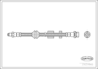 Brake Hose, CORTECO, OEM 1387265, Article number 1 9 0 3 4 6 6 5, FORD (109175)၊