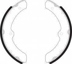 ผ้าเบรก NIBK, BS1449, FN2266, BENDIX AUS (018931)