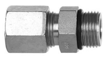 47315-03-03 - 3/16" Flareless x 3/16" ORB Male (#3 Thread) Tube Compression Fittings (081774)