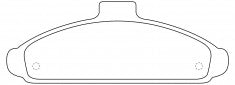 NIBK, Brake Pad, 572371B, PN0738, BENDIX EUR