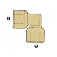 8075-02-02 | 1/8" Female BSP x 1/8" Female BSP 90Â° Elbow | Brass (092205)
