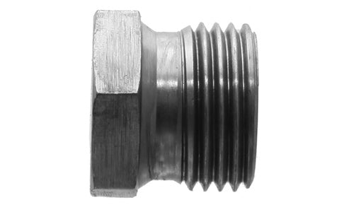 9030-04 - Hex Head Plug, 1/4" BSPP - Steel Hydraulic Adapters (088534)