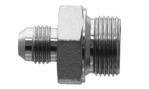9605-06-L10-16 - 3/8" Male JIC x 10mm Tube / M16x1.5 Port - Steel Hydraulic Adapters (089616)