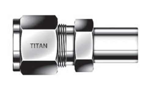 C2406-SS-12-08 | 3/4" Stand Tube x 1/2" Flareless - SS (096240)