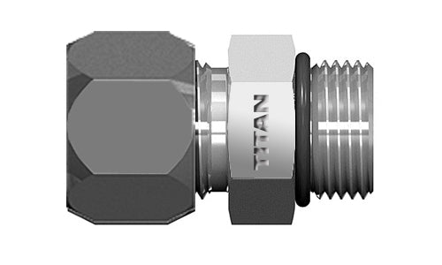 C6400-SS-08-08 | 1/2" ไร้บาน x #8 SAE/ORB - SS (096340)