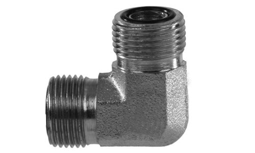 FS2500-04-04 - 90Â° Union Elbow, 1/4" ORFS x 1/4" ORFS hydraulic fittings (081393)