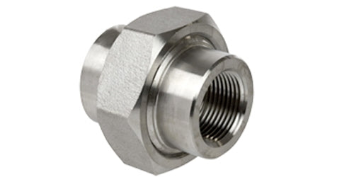 FU-J6-48 | 3" Forged Threaded Female Threaded Union 3000# 316 Stainless SN: S4036U030 (098630)