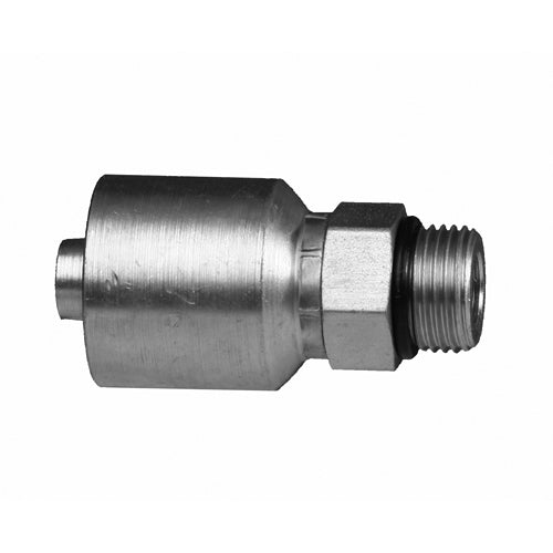 MB-04-04W - 1/4" Hose x #4 SAE/ORB Male Rigid crimp fitting (083709)