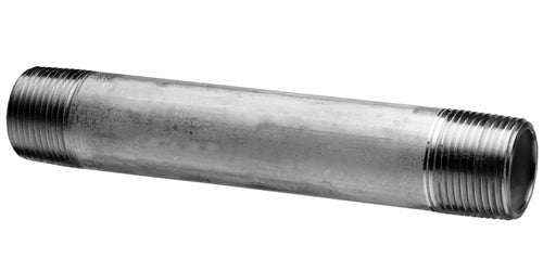 N4S8-12-12 - 3/4" Sch 80 จุกนมไร้รอยต่อ x ยาว 12" - สเตนเลส 304 SN: S8584NI0 06120 (098720)