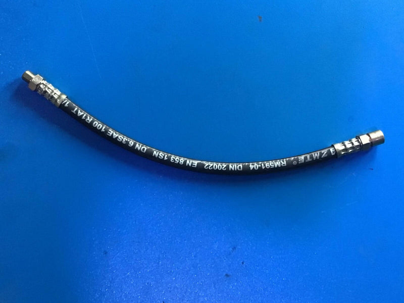 ZMTE Clutch Hose Assembly - 1/4"xR1, 13011-14-04 x 26712-04-04, 12"
