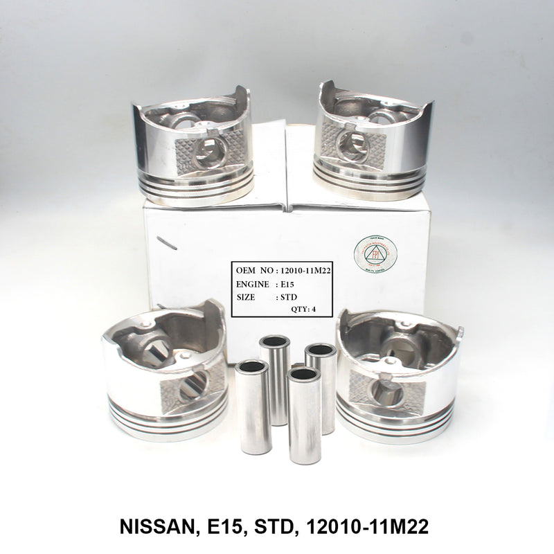 FPI Piston w/ Pin STD - Nissan E15 - OEM 12010-11M22