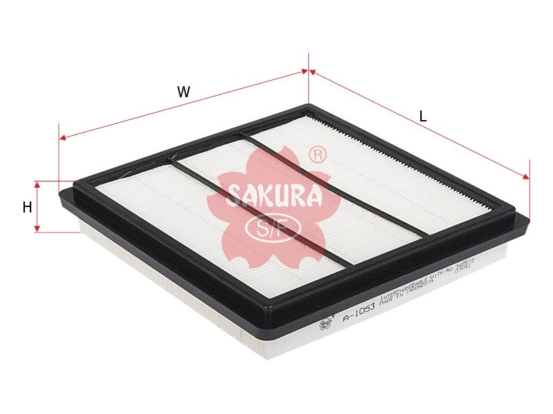SAKURA,, Air Filter (Element), MD620472, A-1053, MITSUBISHI