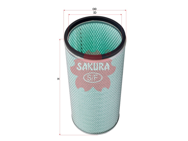 กรองอากาศ(ไส้กรอง) SAKURA, 1109ZB1030, A-57260, KING LONG (122912)