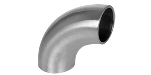 SF16W90E-24 | 1 1/2" รัศมีเชื่อมสุขาภิบาลสั้น 90 ข้องอ -316 สแตนเลส SN: S772WCL6014 (099772)