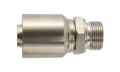 SS-43-MDS-12-25 | 3/4" x 25มม. (M36 x 2.0 เกลียว) เมตริกตัวผู้ DIN Heavy- SS (102008)
