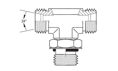 SS-5179L-08-08-04 | 08 mm tube (M14x1.5 thread) DIN X 1/4" Male SAE ORB (091285)