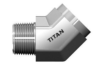 SS-5503-12-12 - 3/4" Male Pipe x 3/4" Female Pipe 45Â° - Stainless Steel (086692)