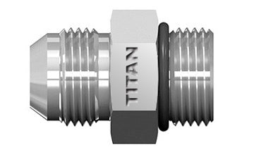 SS-6400-08-16 - 1/2" JIC/AN 37Â° x 1" ORB Male (#16 thread) - Stainless Steel (094916)