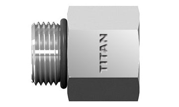 SS-6405-10-04 - 5/8" ORB Male (#10 thread) x 1/4" Female Pipe - Stainless Steel (095059)