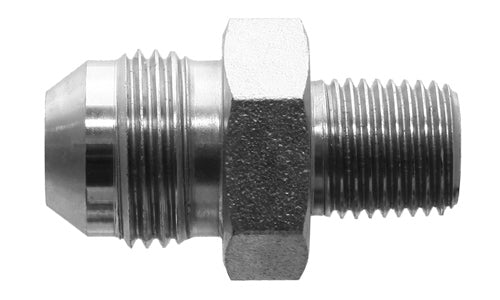 SS-9011-12-12 - 3/4" Male JIC x 3/4" Male BSPT - Stainless Steel (087808)