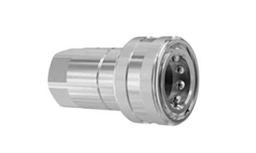 SS-ISOBC-04-04FP | 1/4" ISO B Female Coupler x 1/4" Female NPT- 316 Stainless (101942)