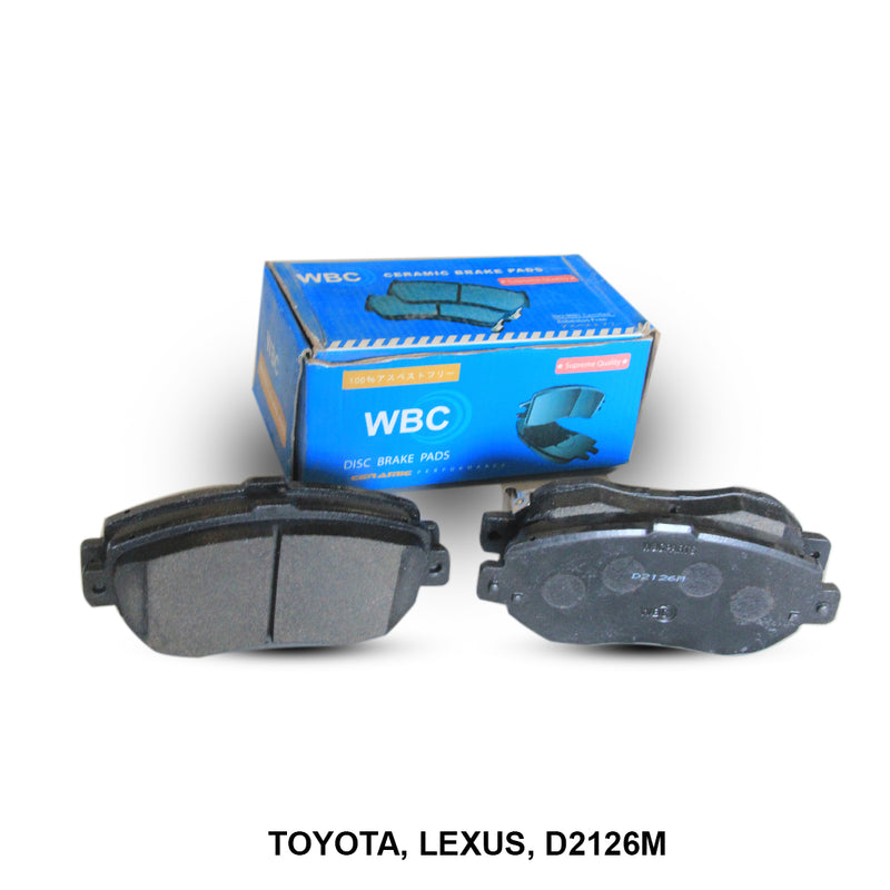 WBC, Brake Pad, 04465-22311, D2126