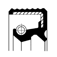 Shaft Seal, differential, CORTECO, OEM 77061, အပိုဒ်နံပါတ် 0 1 0 1 9 4 6 2 B, DAF (102988)